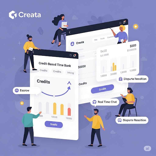 Creata – A Credit-Based Time Bank